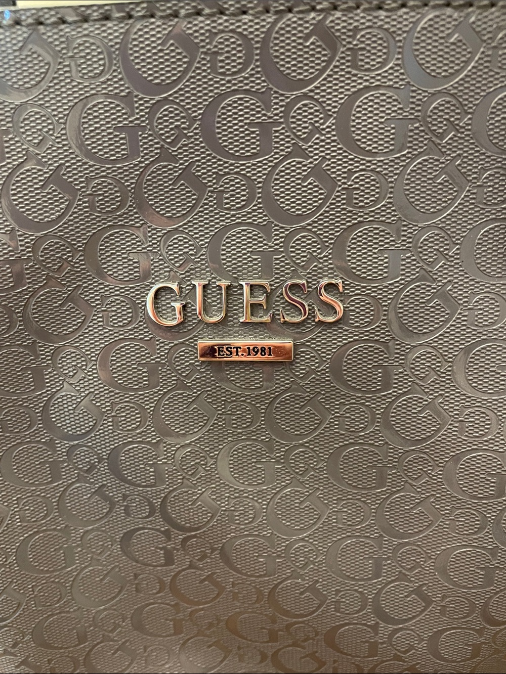 Guess Embossed Tote - Picture 2 of 4